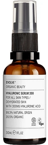 Сыворотка для лица - Evolve Organic Beauty Hyaluronic Serum 200 — фото N2