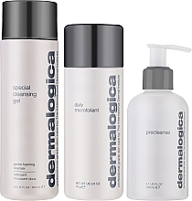 Набор - Dermalogica Best Cleanse + Glow (oil/150ml + clean/gel/250ml + clean/powder/74g) — фото N2