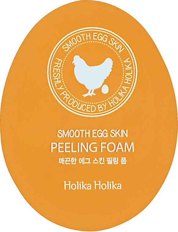 Пилинг-пена с экстрактом яичного желтка - Holika Holika Egg Skin Peeling Foam (пробник)