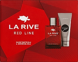 La Rive Red Line - Набор (edt/90ml + sh/gel/100ml) — фото N1