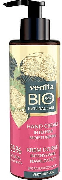 Інтенсивно зволожувальний крем для рук - Venita Bio Intensive Moisturizing Hand Cream — фото N1
