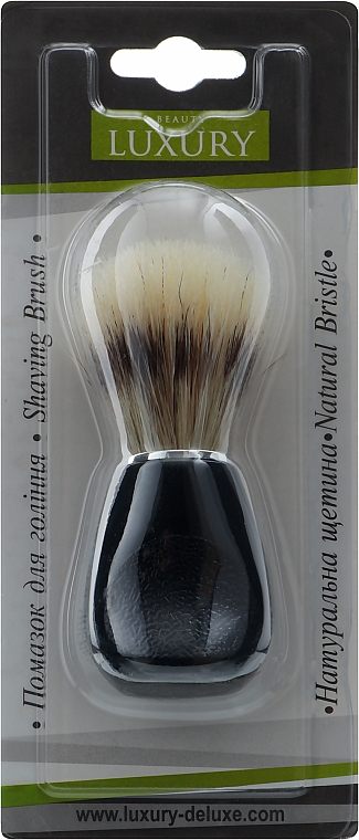 Помазок для бритья с ворсом бурсука, PB-07 - Beauty LUXURY