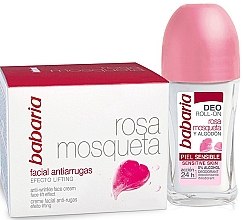 Духи, Парфюмерия, косметика Набор - Babaria Rosa Mosqueta (cr/50ml + deo/roll/75ml)