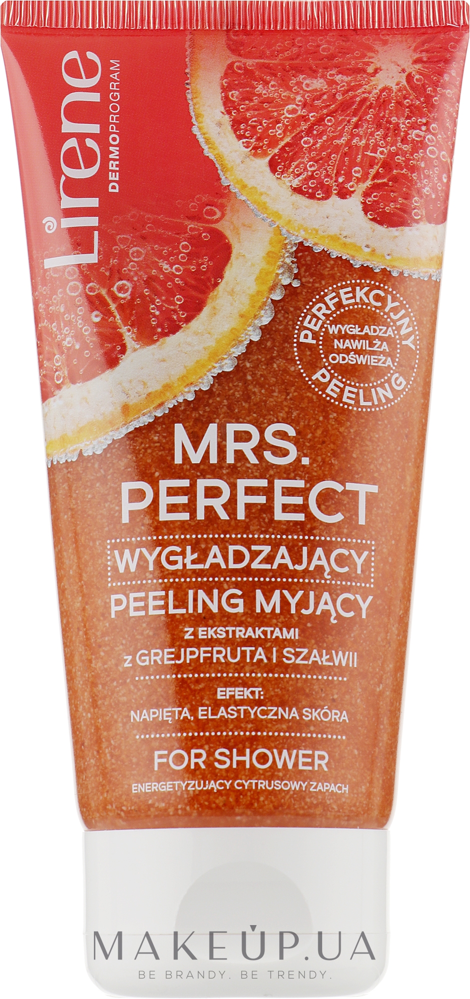 Разглаживающий пилинг с экстрактами грейпфрута и шалфея - Lirene Mrs. Perfect Peeling — фото 175g