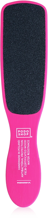 Пилка для ног 80/100, розовая - Podoshop Pro Foot File — фото N3