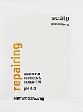 Парфумерія, косметика Відновлювальна маска для волосся з церамідами та пептидами - Scalp Repairing Hair Mask Peptides & Ceramides (міні)