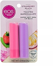 Бальзам для губ в стике - EOS Smooth Stick Lip Balm Strawberry Marshmallow — фото N1