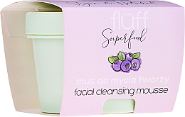 Очищувальний мус для обличчя - Fluff Facial Cleansing Mousse Wild Blueberry — фото N1