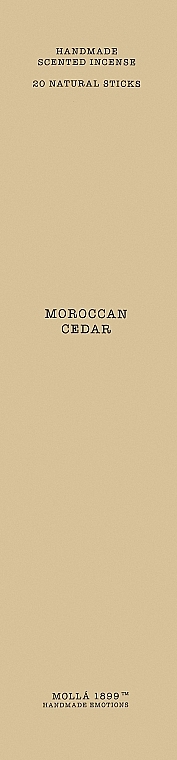 Cereria Molla Moroccan Cedar - Ароматичесие палочки — фото N1
