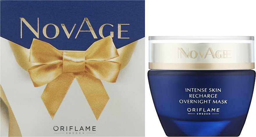 Интенсивно восстанавливающая ночная маска в подарочной упаковке - Oriflame NovAge Intense Skin Recharge Night Mask — фото N2