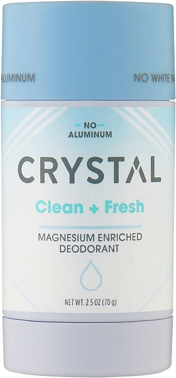 Мінеральний дезодорант-стік - Crystal Body No Aluminum Clean + Fresh — фото N1