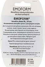 Безметалові міжзубні щітки з фторидом натрію (XL), 50 шт. - Dr. Wild Emoform * — фото N2