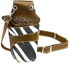 Парфумерія, косметика Перукарська сумка для інструментів "Зебра", світло-коричнева - Xhair Zebra