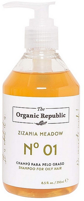 Зволожувальний шампунь для жирного волосся - The Organic Republic No.01 Shampoo — фото N1