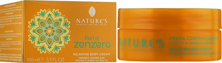 Расслабляющий крем для тела - Nature's Fiori di Zenzero Relaxing Body Cream — фото N2