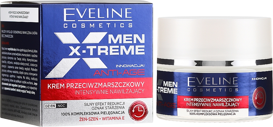 Інтенсивний крем проти зморшок - Eveline Cosmetics Men Extreme Anti-Age Cream — фото N1