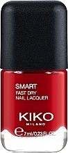 Быстросохнущий лак для ногтей - Kiko Milano Smart Fast Dry Nail Lacquer — фото N1