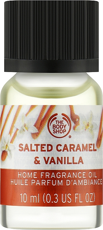 Ароматическое масло "Соленая карамель и ваниль" - The Body Shop Salted Caramel & Vanilla Home Fragrance Oil — фото N1