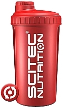 Шейкер 700 мл, червоний - Scitec Nutrition Shaker Red — фото N2