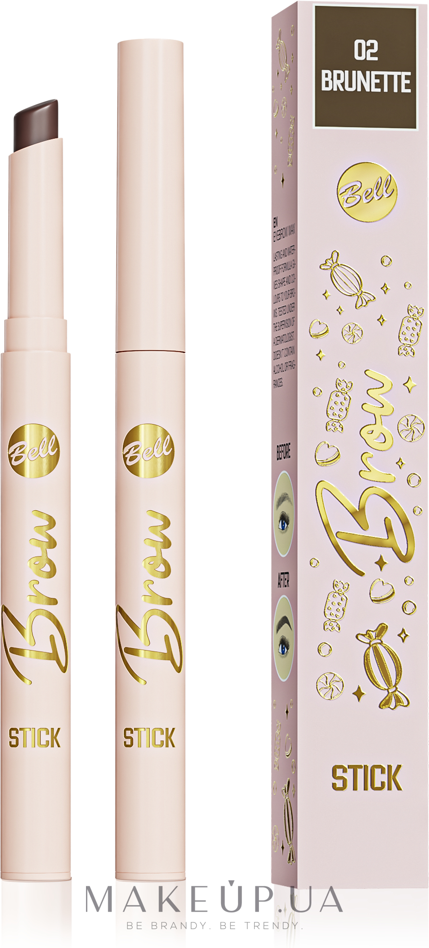 Стик для бровей - Bell Candy Shop Brow Stick — фото 02 - Brunette