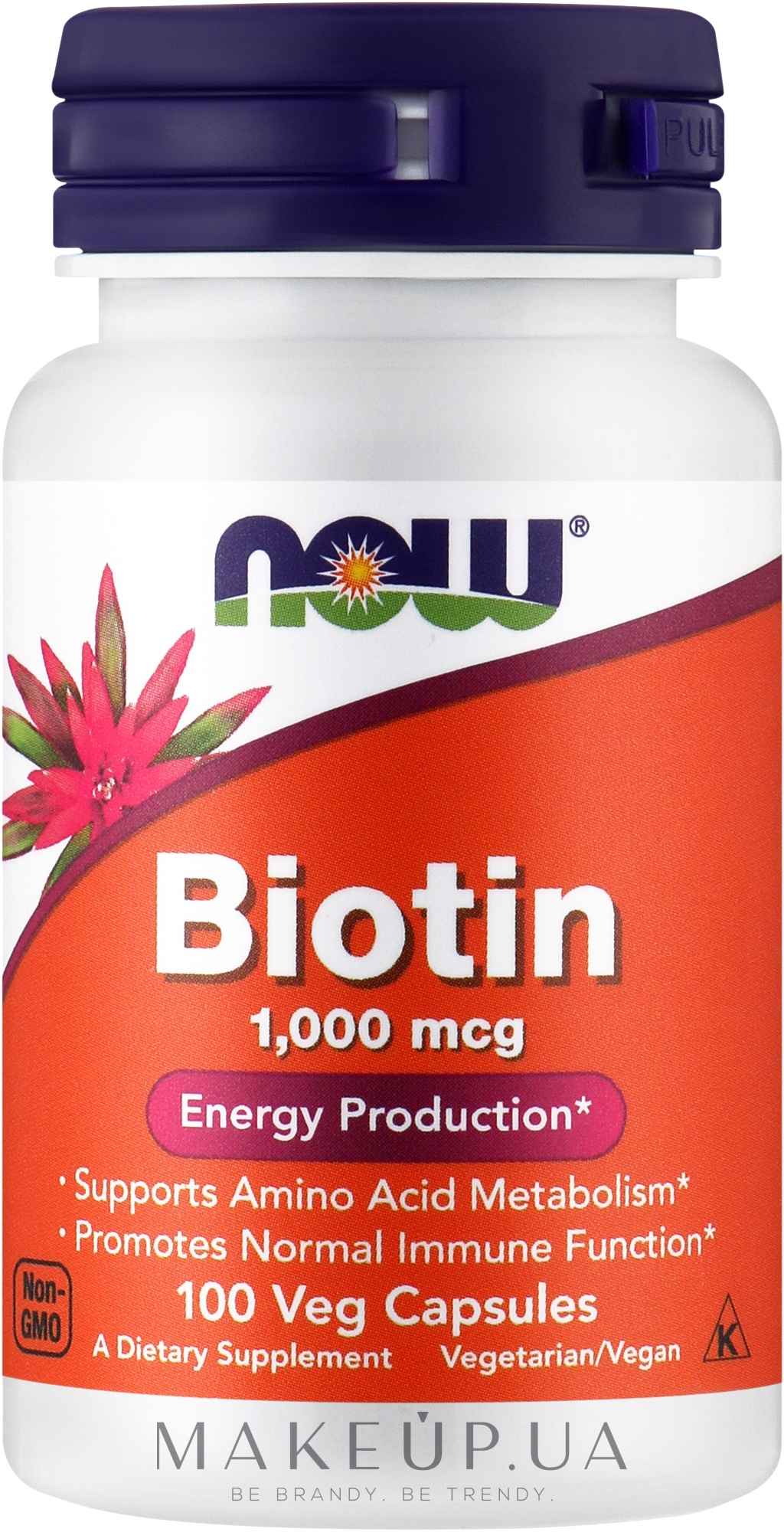 Біотин, 1000 мкг - Now Foods Biotin — фото 100шт