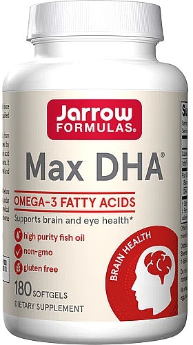 Пищевые добавки "Рыбий жир" - Jarrow Formulas Max DHA — фото N1
