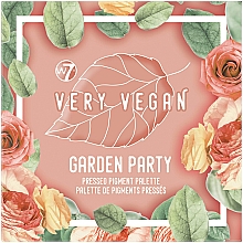 Парфумерія, косметика Палетка тіней для повік - W7 Very Vegan Garden Party Pressed Pigment Palette