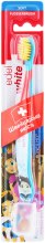 Парфумерія, косметика Дитяча м'яка зубна щітка із щетиною Konex, червоно-синя - Edel+White Kids Soft Spezial