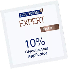 Серветка-пілінг, 1 шт. - Novaclear Expert Step 3 10% Glycolic Acid Applicator — фото N1