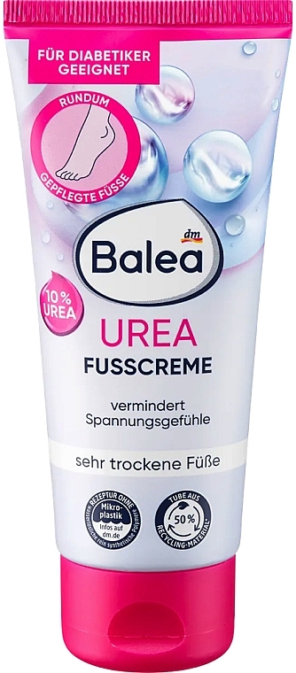 Крем для ног с мочевиной - Balea Fusscreme Urea — фото N1