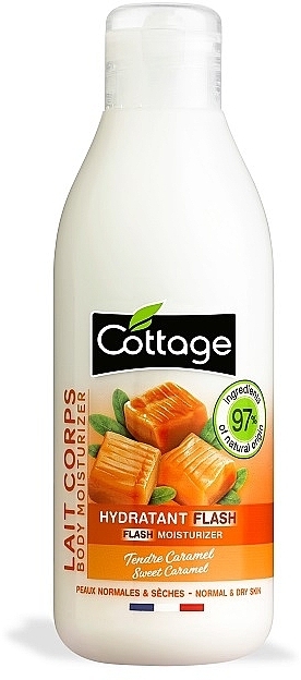 Молочко для тіла "Солодка карамель" - Cottage Body Moisturizer — фото N1