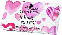 Духи, Парфюмерия, косметика Натуральное мыло, красное сердце - Florinda Vegetal Soap 