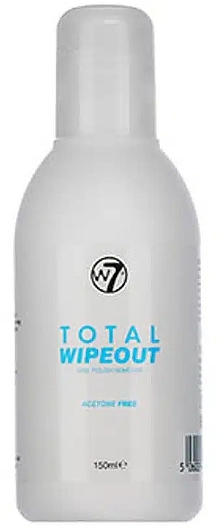 Средство для снятия лака - W7 Total Wipeout Nail Polish Remover Acetone Free — фото N1
