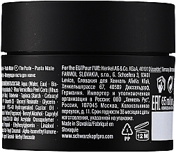 Матова паста для укладання волосся - Schwarzkopf Professional Session Label The Paste Matte Compound — фото N2