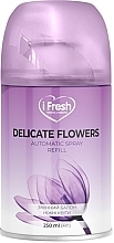 Сменный баллон для автоматического освежителя "Нежные цветы" - IFresh Delicate Flowers Automatic Spray Refill — фото N1