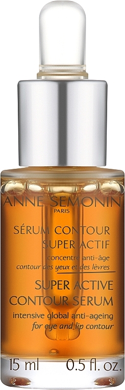 Антивікова сироватка для шкіри навколо очей і губ - Anne Semonin Super Active Contour Serum — фото N1