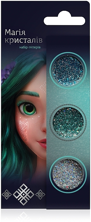 Набор глиттеров для макияжа "Магия кристаллов" - Colour Intense x Mavka — фото N1