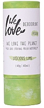 Дезодорант-стік - We Love The Planet luscious lime Deodorant — фото N1
