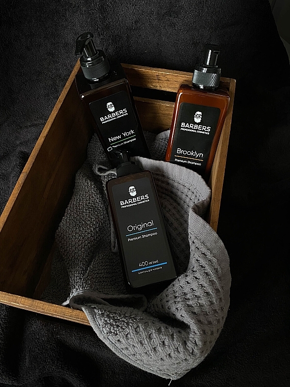 УЦЕНКА Шампунь для мужчин для ежедневного использования - Barbers Original Premium Shampoo * — фото N9