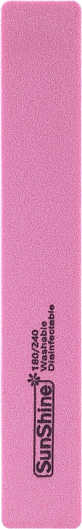 Пилочка для нігтів, 180/240, рожева - Deni Carte — фото N1