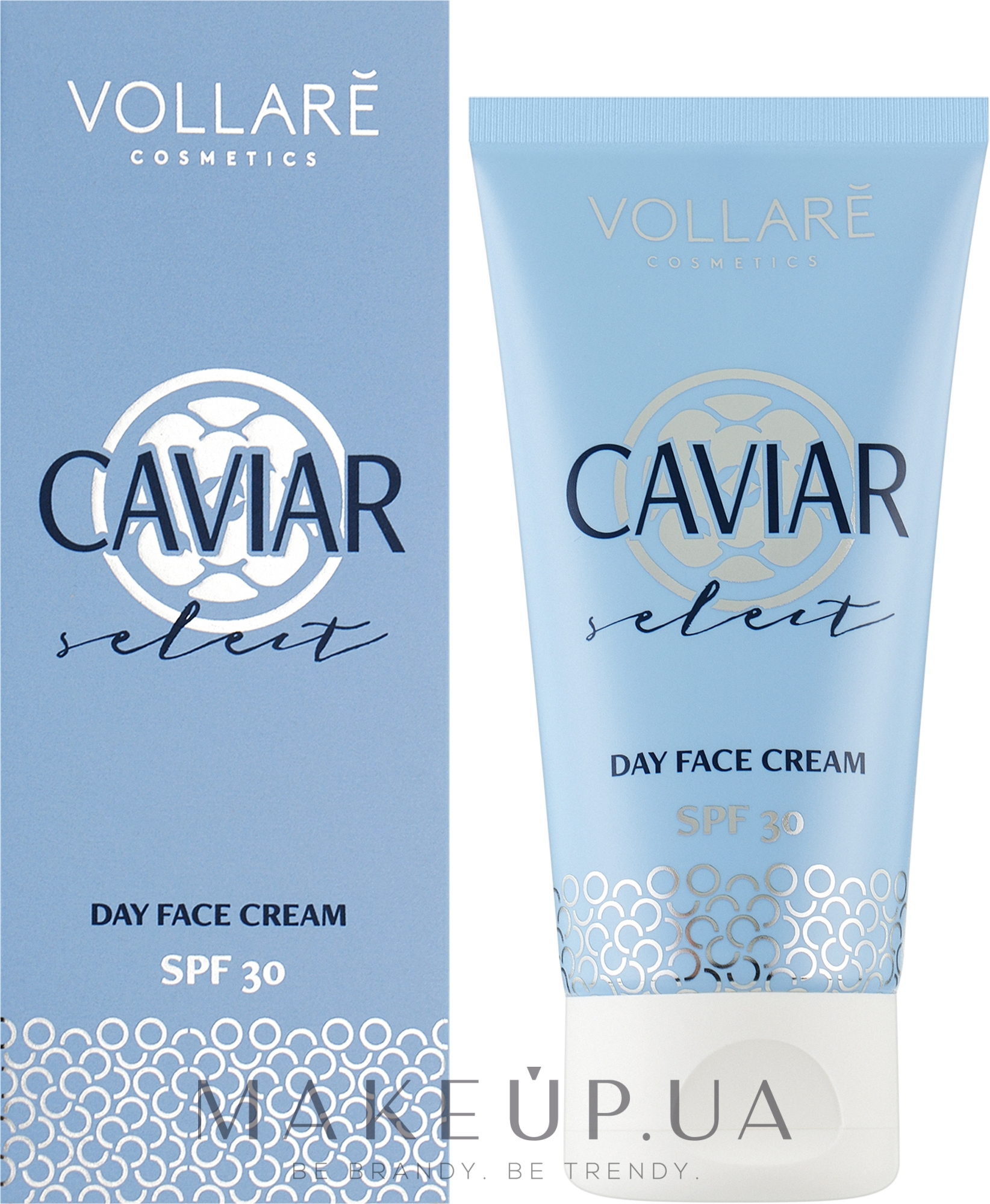 Омолаживающий дневной крем для лица с черной икрой - Vollare Cosmetics Caviar Extract Soothing Day Face Cream SPF 30 — фото 50ml