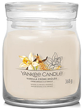 Ароматическая свеча в банке "Vanilla Creme Brulee", 2 фитиля - Yankee Candle Singnature  — фото N1