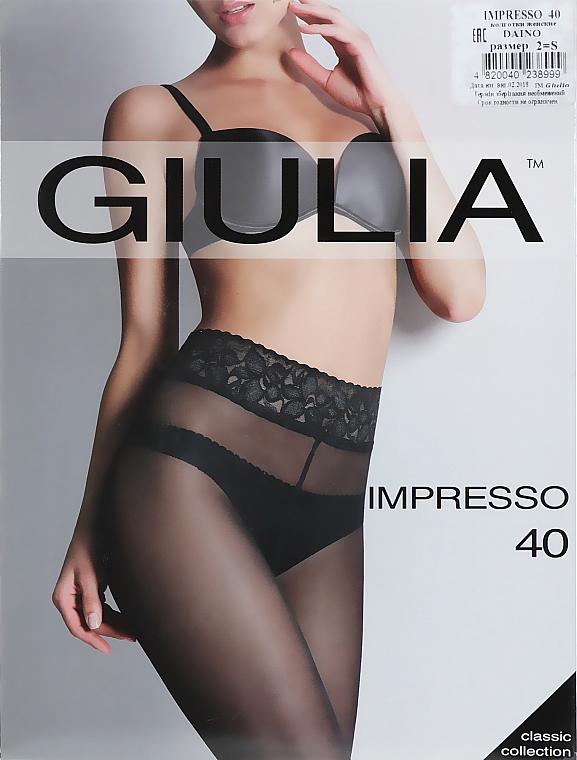 Колготки для жінок "Impresso" 40 Den, daino - Giulia — фото N2