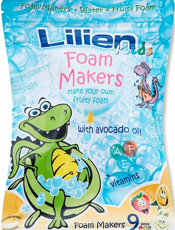 Дитяча піна для ванни в капсулах - Lilien Kids Foam Makers — фото N2