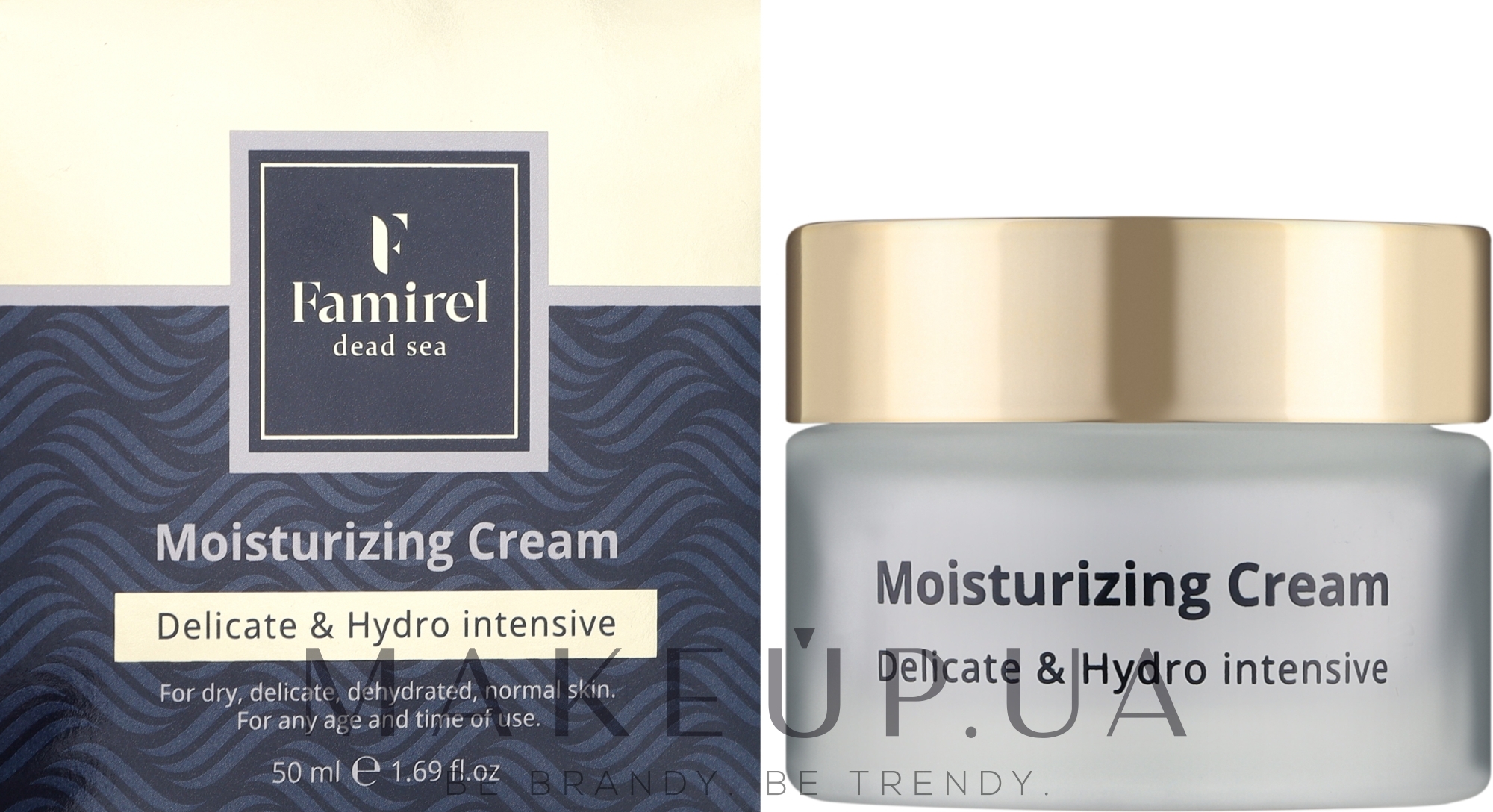 Деликатный увлажняющий крем для лица - Famirel Moisturizing Cream Delicate & Hydro Intensive — фото 50ml