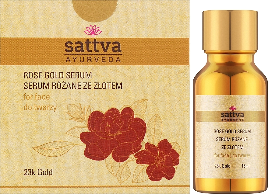 Сироватка для обличчя - Sattva Ayurveda Rose Gold Serum — фото N2