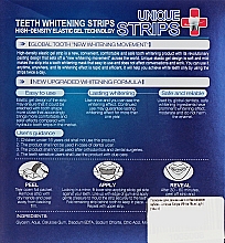 Полоски для домашнего отбеливания зубов - Unique Strips White Blue Light — фото N3