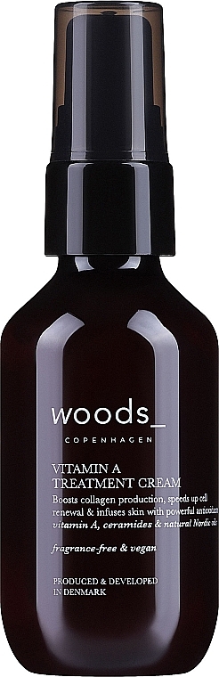 Лікувальний крем для обличчя з вітаміном А - Woods Copenhagen Vitamin A Treatment Cream — фото N1
