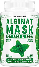 Духи, Парфюмерия, косметика Альгинатная маска с мятой - Naturalissimo Mint Alginat Mask