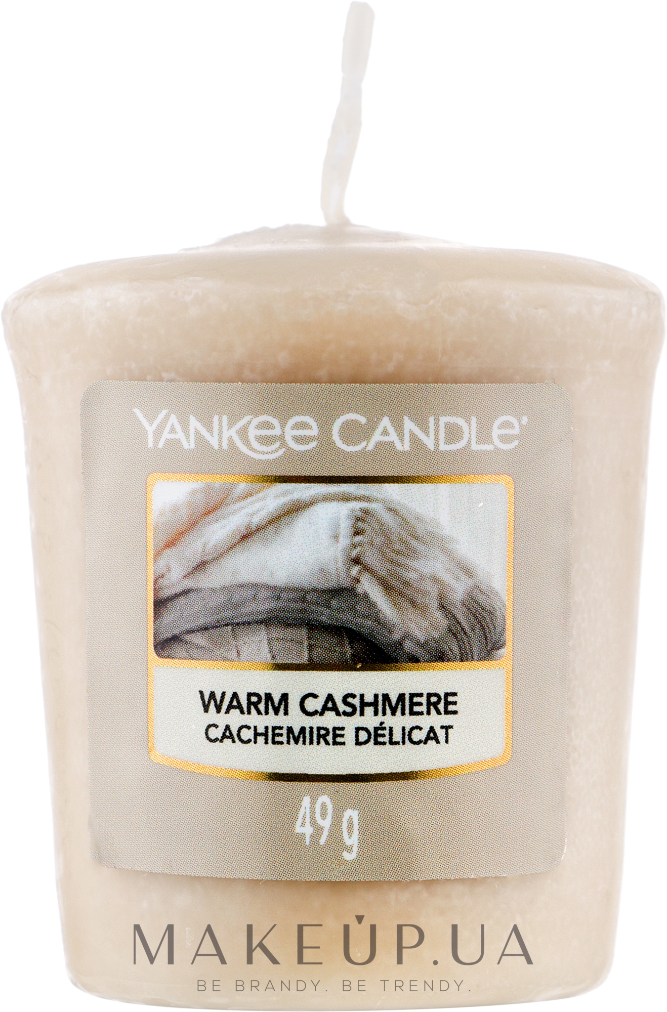 Ароматическая свеча "Теплый кашемир" - Yankee Candle Warm Cashmere — фото 49g